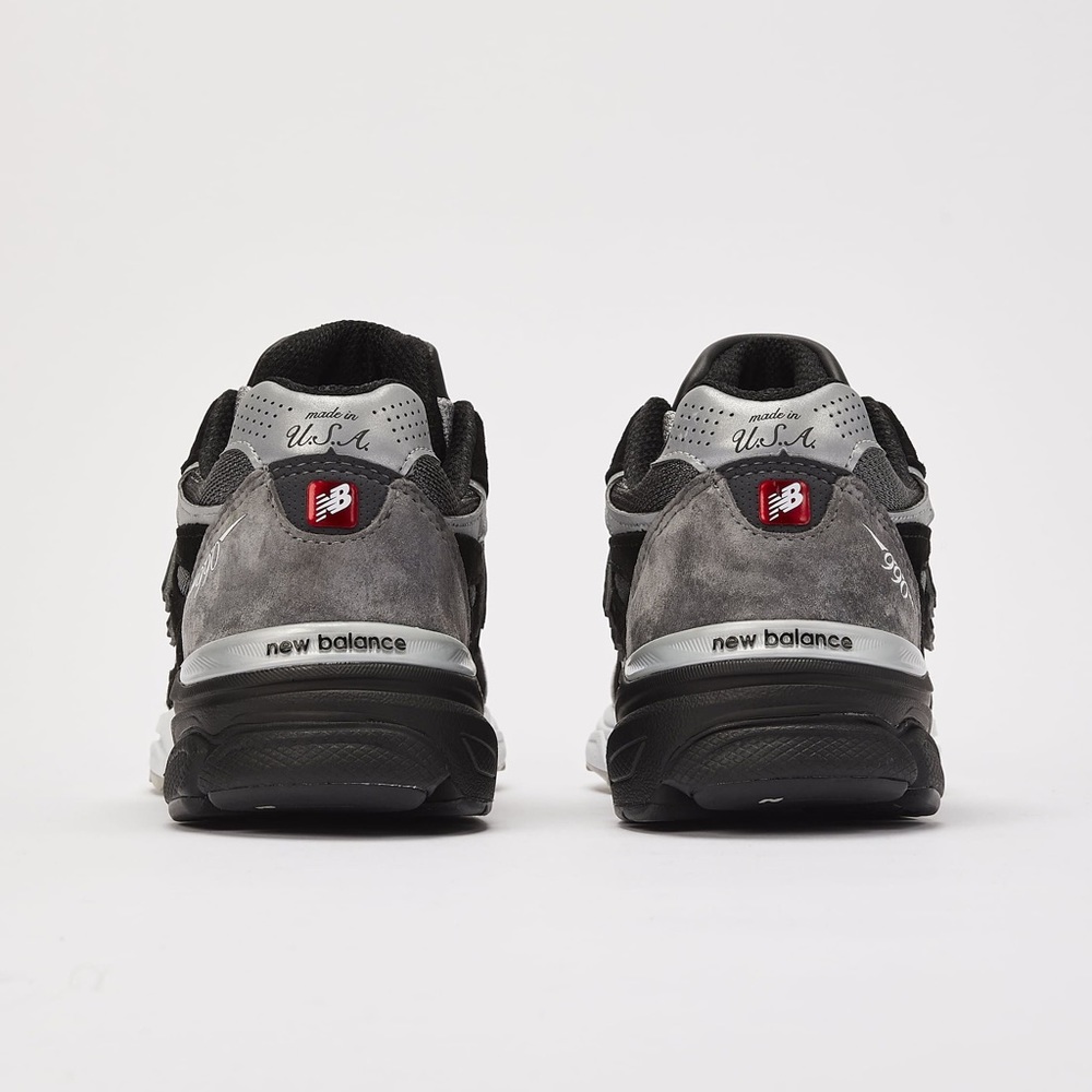MENS DTLR NEW BALANCE 990 V3 GR3YSCALE M990DL3 Black Grey Mens Size 14 - Picture 9 of 10